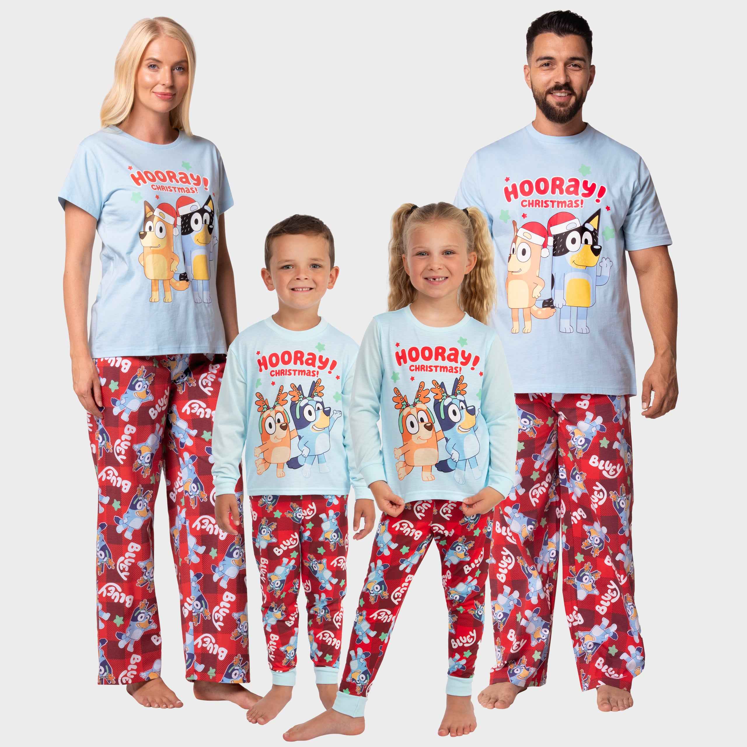 Girls Bluey Christmas Pyjamas