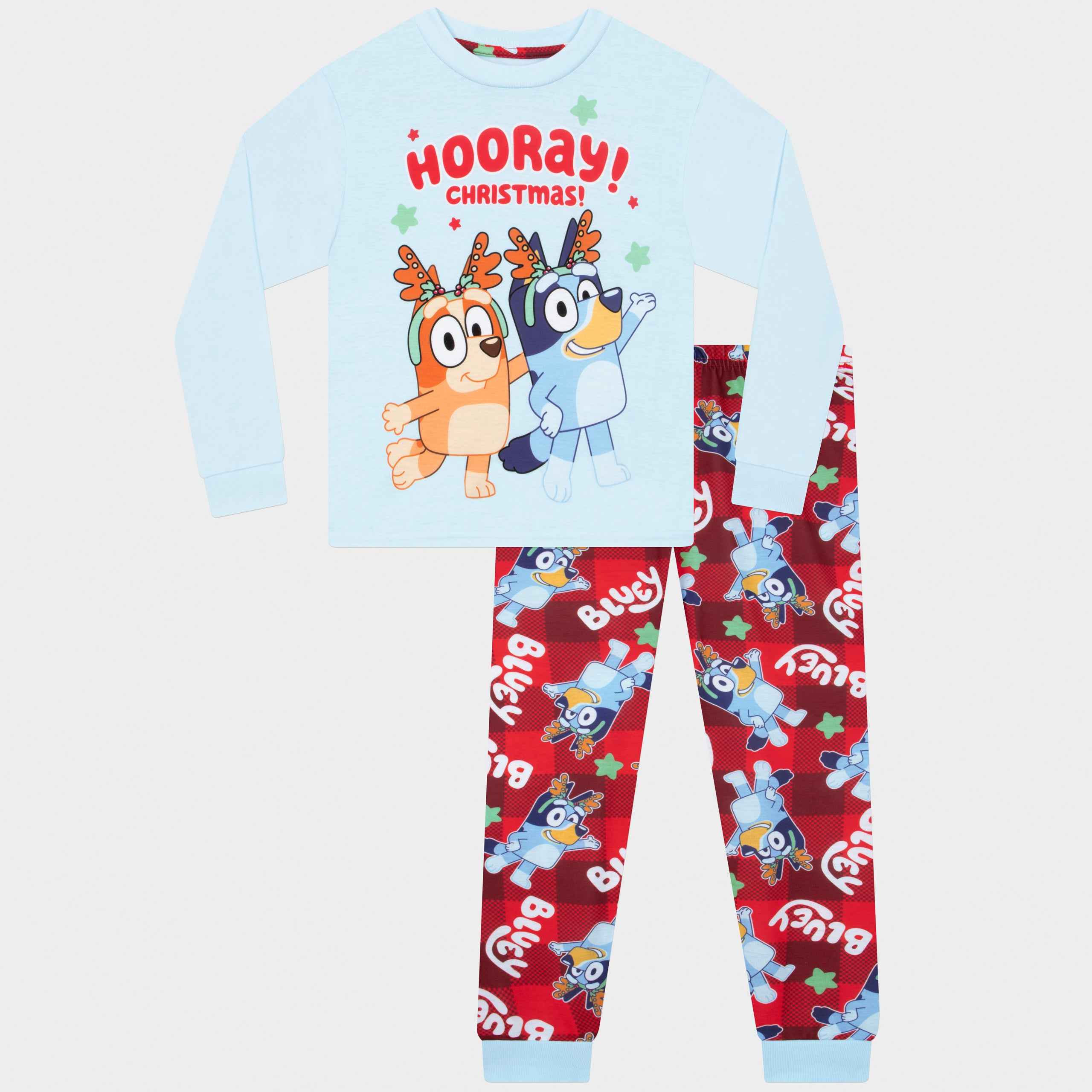 Girls Bluey Christmas Pyjamas